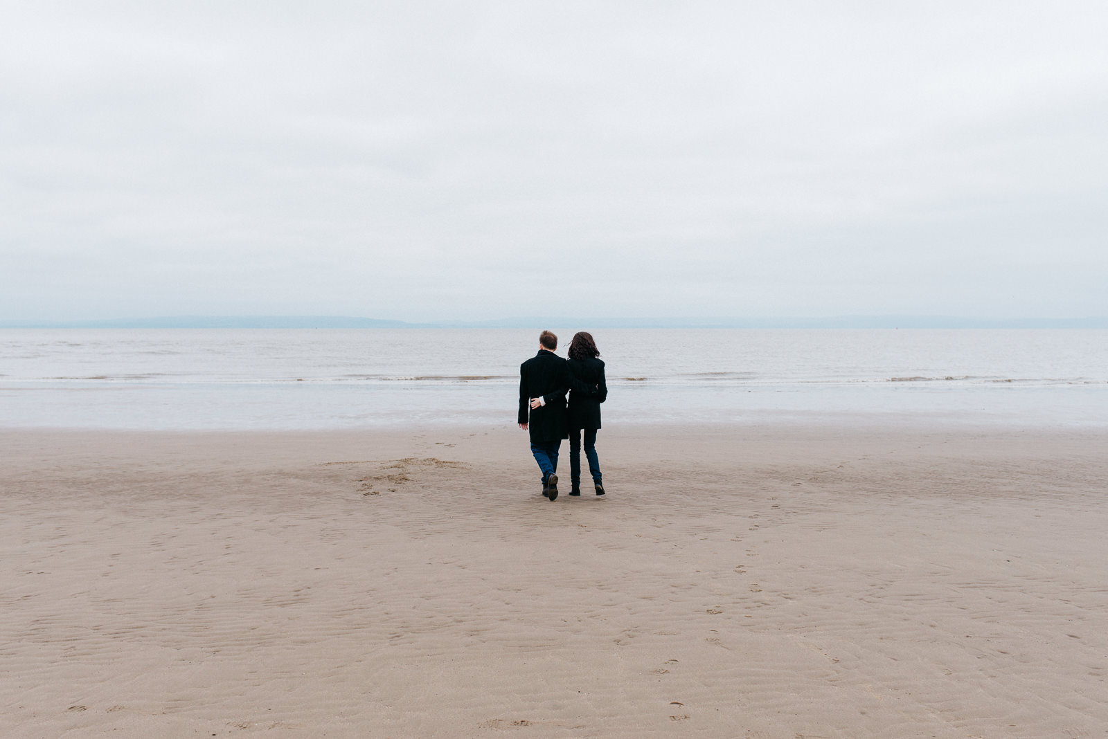 Spring beach engagement shoot in South Wales // Elaine Williams Photography