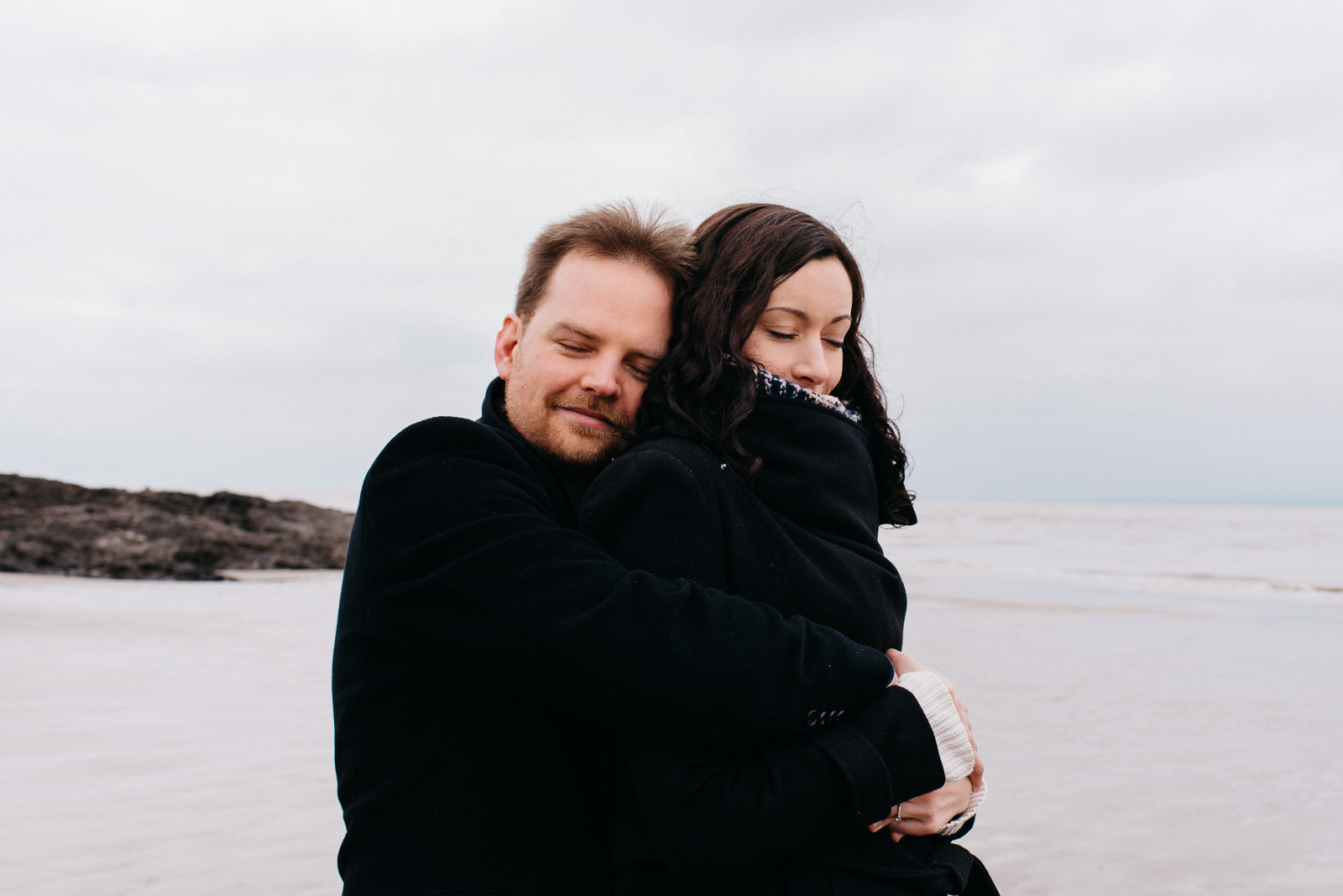 Spring beach engagement shoot in South Wales // Elaine Williams Photography
