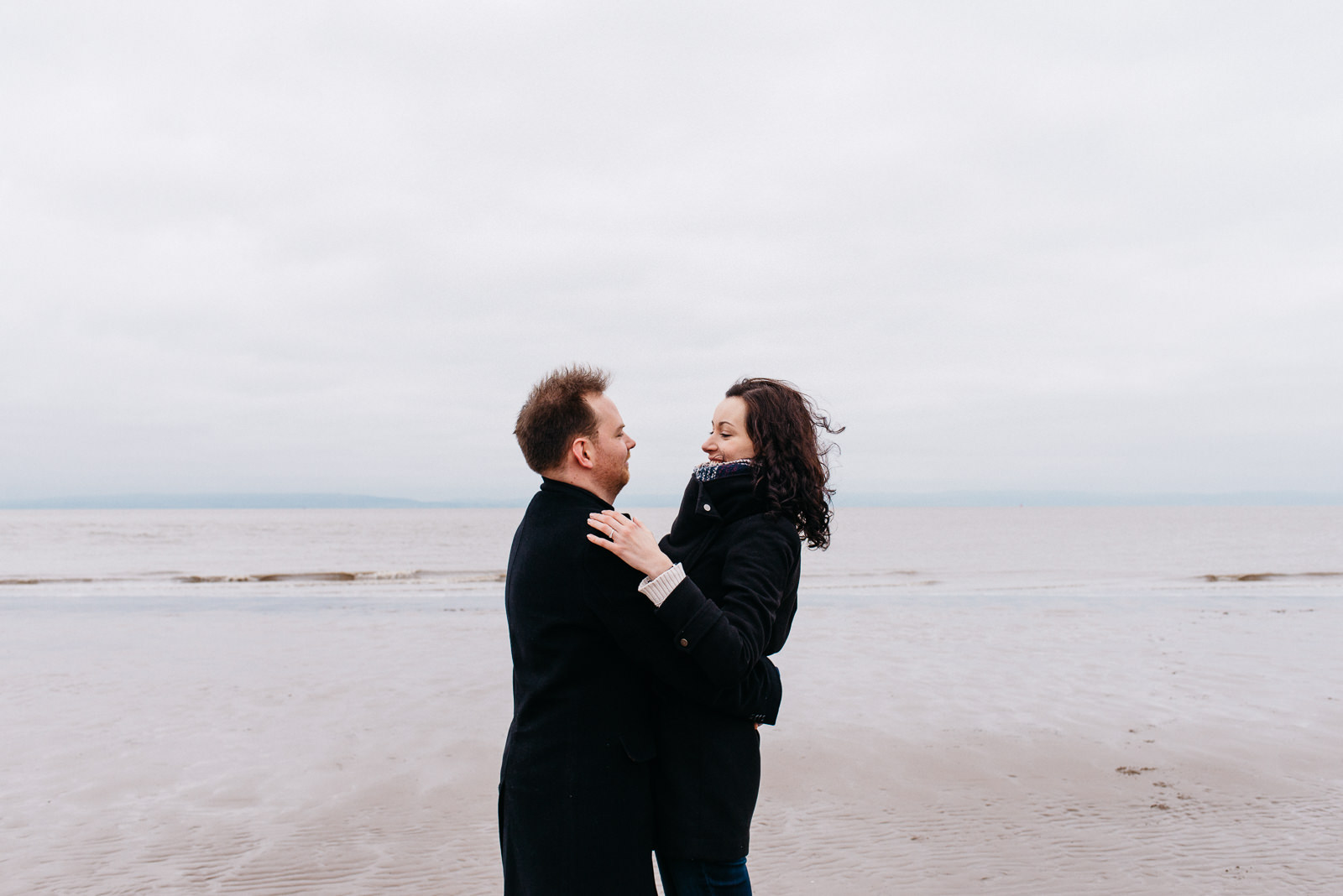 Spring coast engagement shoot in South Wales // Elaine Williams Photography