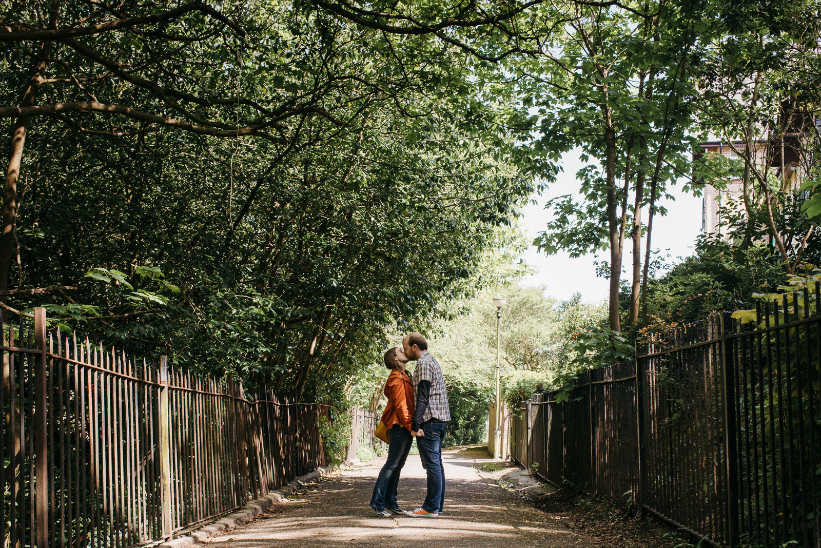 Jo and Rob at their Penarth pre-wedding photography session